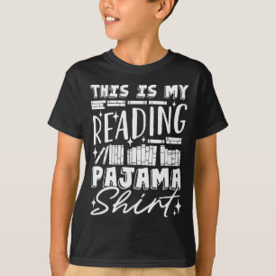 This Is My Reading Pajama Bedtime Reading Funny  T-Shirt