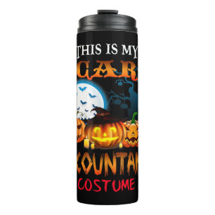 This Is My Scary Accountant Costume Halloween Thermal Tumbler