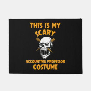 This Is My Scary ACCOUNTING PROFESSOR Halloween Doormat