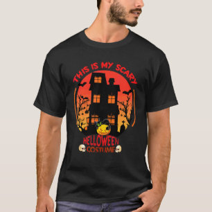 This Is My Scary Black Cat Costume Halloween T-Shirt