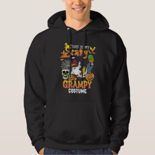 This Is My Scary Costume Grampy Ghost Pumpkin Hall Hoodie