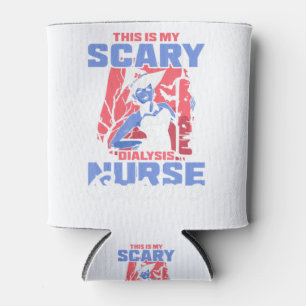 This is my Scary Dialysis Nurse Costume Halloween. Can Cooler