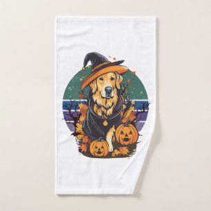 This is my scary dog dad costume Halloween Doglove Hand Towel