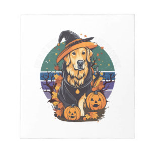 This is my scary dog dad costume Halloween Doglove Notepad