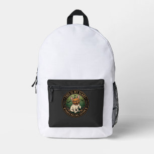 This Is My Scary French Bulldog Costume Halloween Printed Backpack