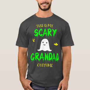 This Is My Scary Grandad Costume Halloween Lazy Ea T-Shirt
