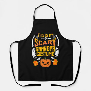 This Is My Scary Grandpa Costume Apron