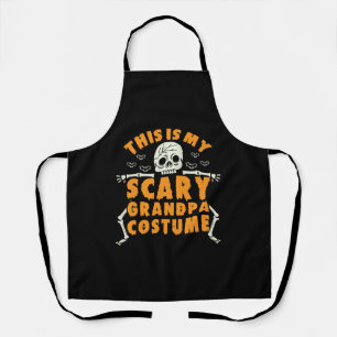 This Is My Scary Grandpa Costume  Apron