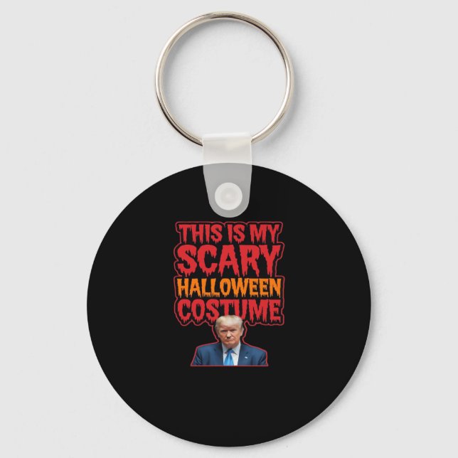 This Is My Scary Halloween Costume Classic Key Ring (Front)