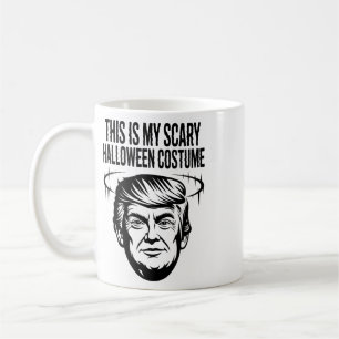 This Is My Scary Halloween Costume Funny Trump Coffee Mug