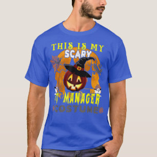 This Is My Scary IT Manager Costume Scary Pumpkin  T-Shirt