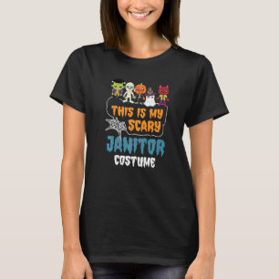 This is my scary Janitor Costume Halloween T-Shirt