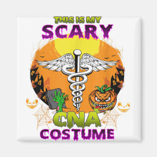 This Is My Scary Nurse Witch Halloween Costume Magnet