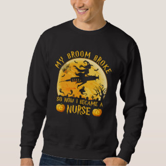 This is My Scary Nurse Witcher Happy Halloween Sweatshirt