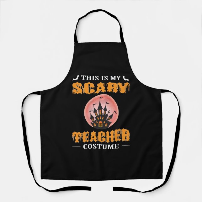 This is my Scary Teacher Costume Apron (Front)