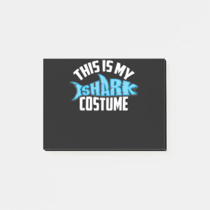 This Is My Shark Costume Sea Creature Post-it Notes