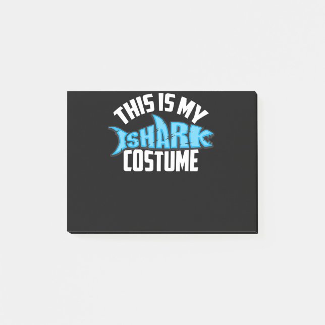 This Is My Shark Costume Sea Creature Post-it Notes (Front)
