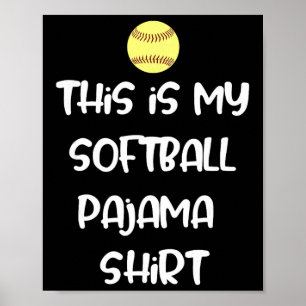 This Is My Softll Pajama Shirt For Players Teen Gi Poster