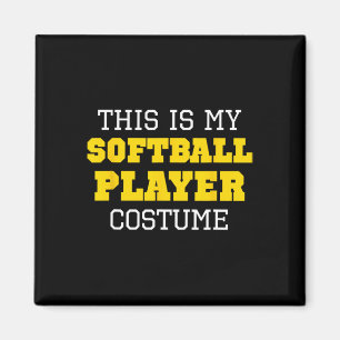 This Is My Softll Player Costume Halloween Lazy Ea Magnet