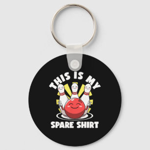 This Is My Spare Shirt Bowler Bowling Lovers Lucky Key Ring