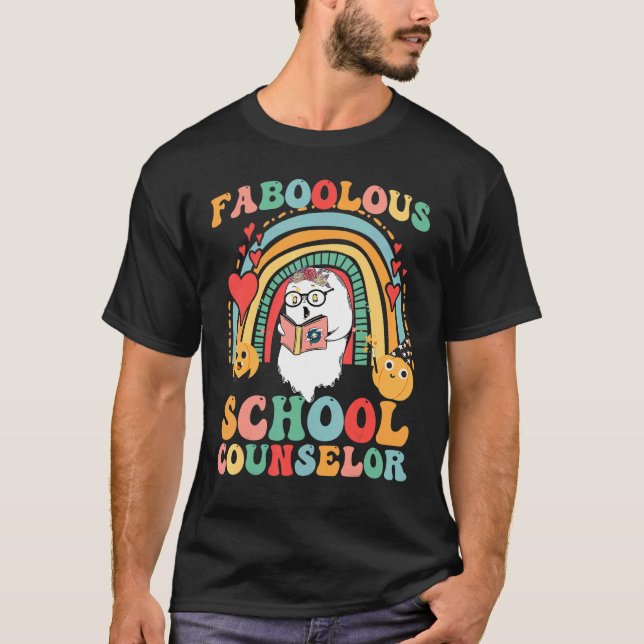 This Is My Spooky Vibes Faboolous School Counsello T-Shirt (Front)