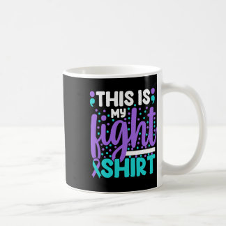 This Is My Suicide Prevention Awareness Teal Purpl Coffee Mug