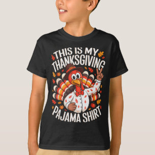 This Is My Thanksgiving Pajama Shirt Pjs Adult Kid