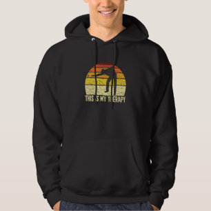 This Is My Therapy Retro Billiards Player Pool Sno Hoodie