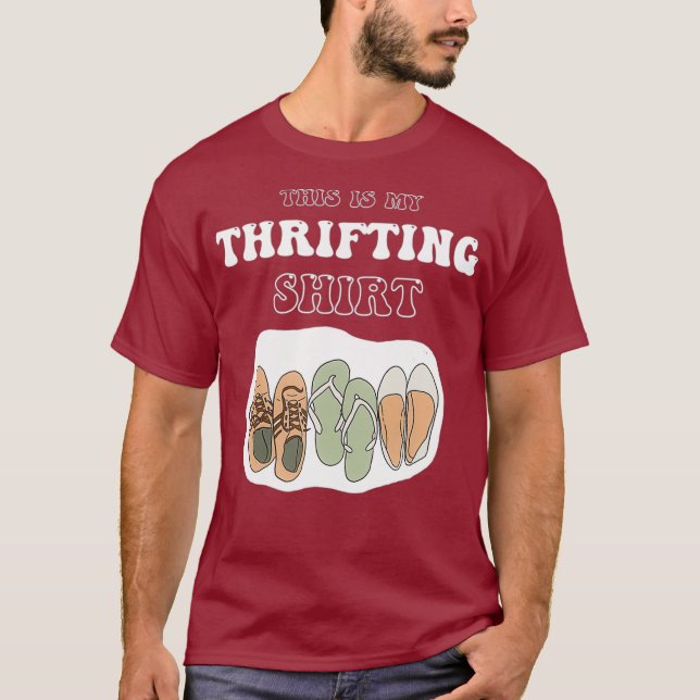 This Is My Thrifting  Funny Style Second Hand T-Shirt (Front)