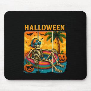 This Is My Tired Mom Costume Salty Skull Mother Ha Mouse Pad