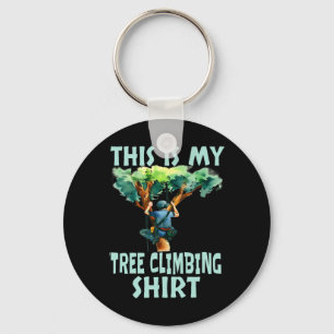 This Is My Tree Climbing Shirt Funny Arborist Clim Key Ring
