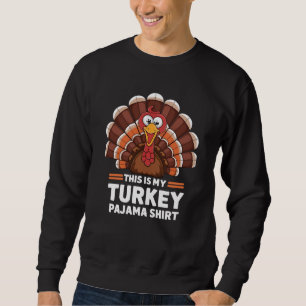 This Is My Turkey Pajama Thanksgiving Shirt 