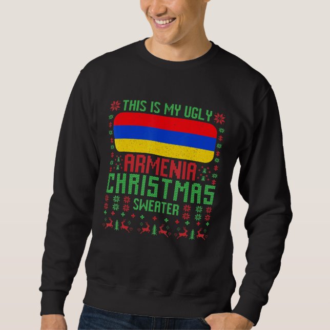 This Is My Ugly Armenia Christmas Sweater Armenian (Front)