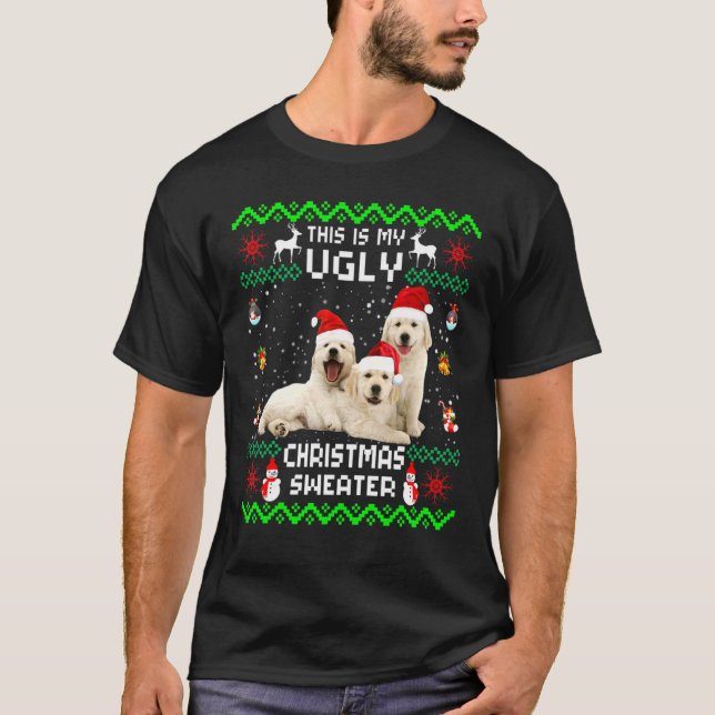 This Is My Ugly Sweater  Christmas Golden Retrieve (Front)