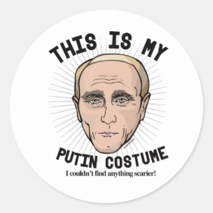 This is my Vladimir Putin Costume - I couldn't fin Classic Round Sticker