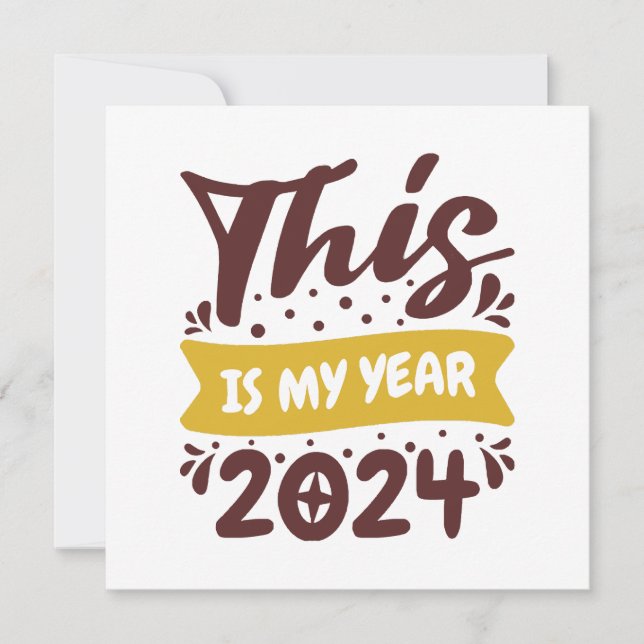This is my year 2024 (Front)