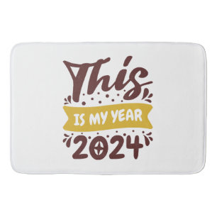 This is my year 2024 bath mat
