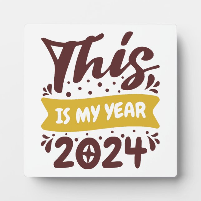 This is my year 2024 plaque (Front)