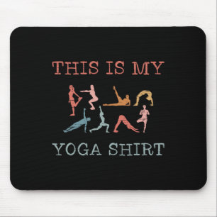 This Is My Yoga Design Yoga Poses Vinyasa Flow  Mouse Pad