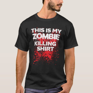 This is my zombie killing Funny Halloween Zombie S T-Shirt