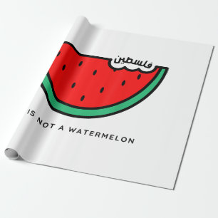 'This Is Not a Watermelon' Palestine Collection Wrapping Paper