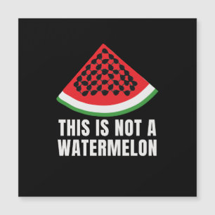 This is Not a Watermelon - Palestinian keffiyeh