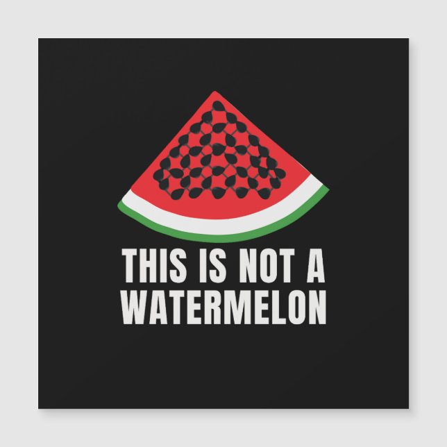 This is Not a Watermelon - Palestinian keffiyeh (Front)