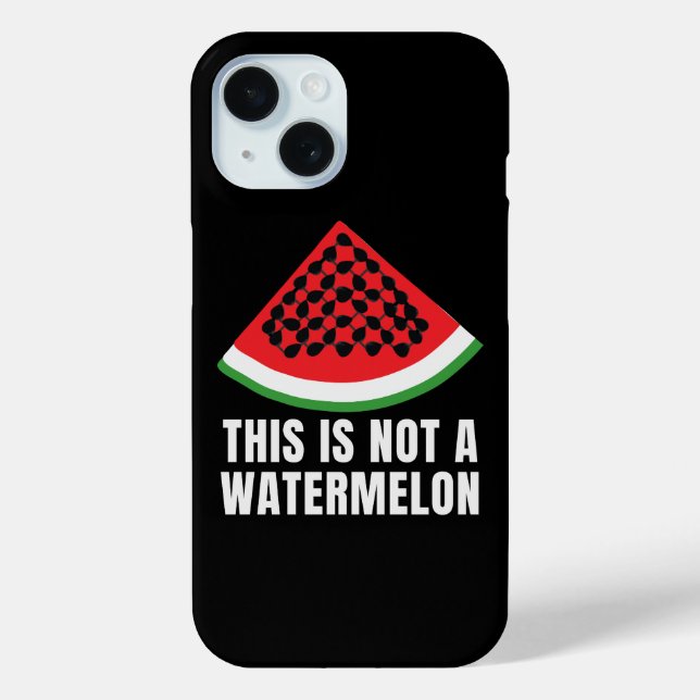 This is Not a Watermelon - Palestinian keffiyeh  Case-Mate iPhone Case (Back)