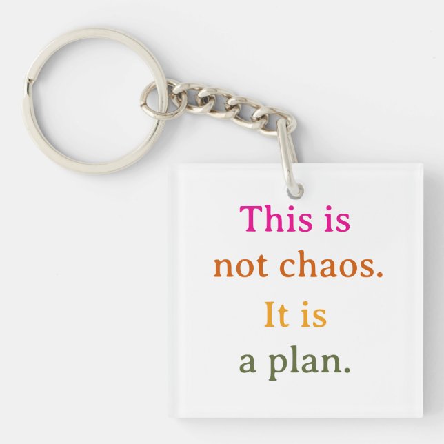 This is not chaos key ring (Front)