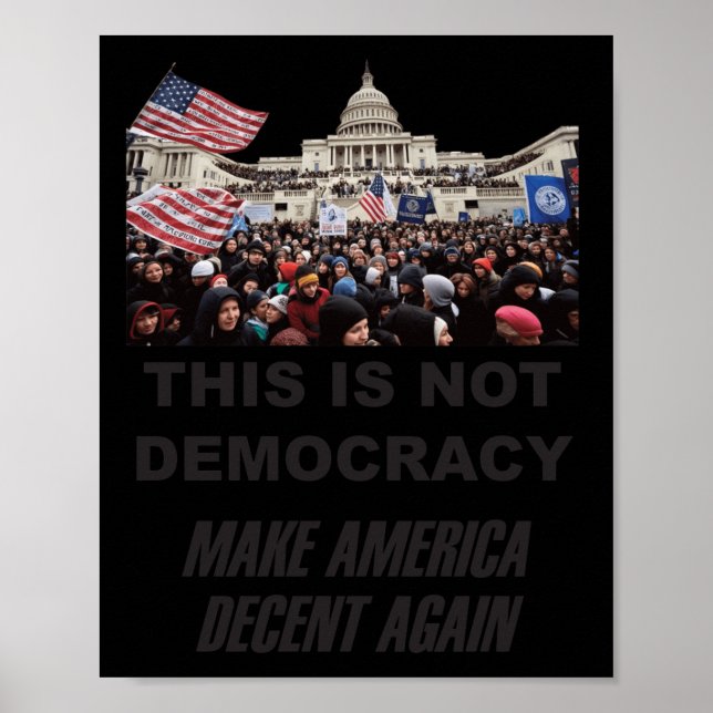 This Is Not Democracy  Poster (Front)