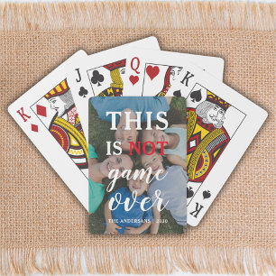 This Is Not Game Over Funny Family Playing Cards