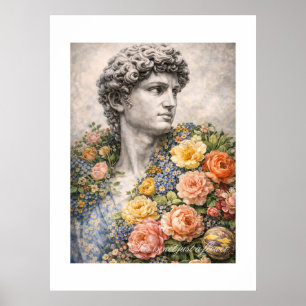 This Is Not Just a Flower – Romantic Surreal Flora Poster