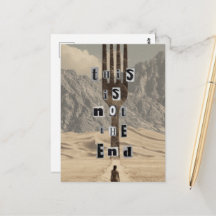 This is not the end Fork Desert Surreal Collage