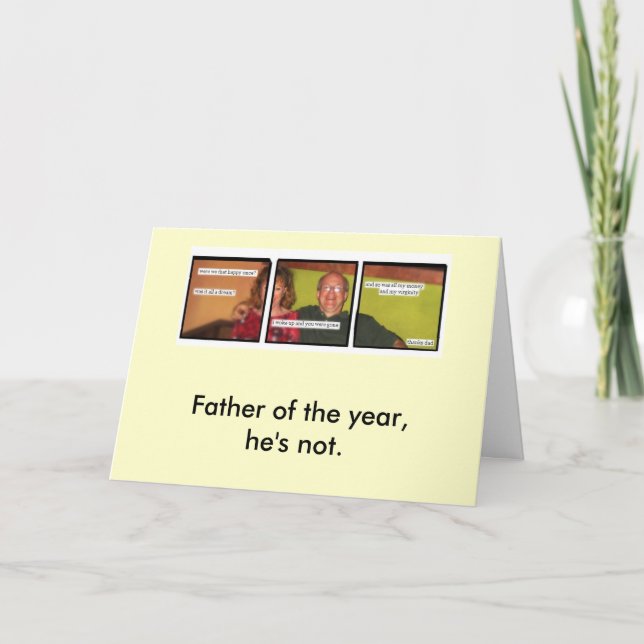 This is one Bad Dad! Card (Front)